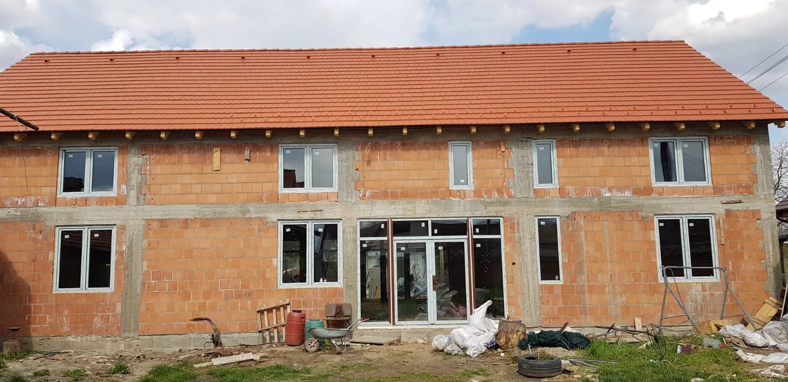 Șura Nouă în construcție